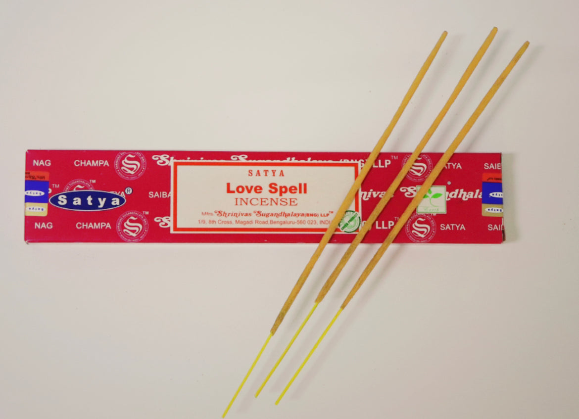 Love Spell Natural Incense Sticks