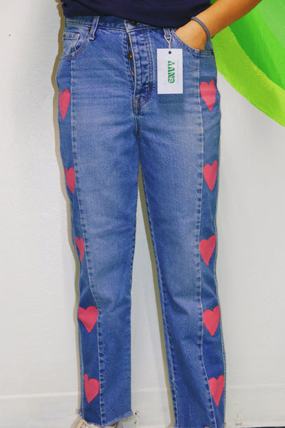 AMOR HANDPAINTED DENIM