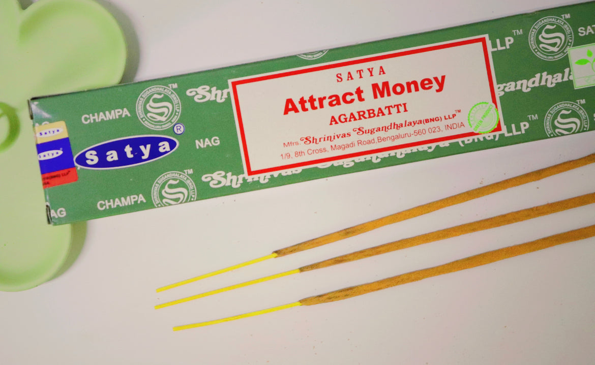 Attract Money 💴 Natural Incense Sticks