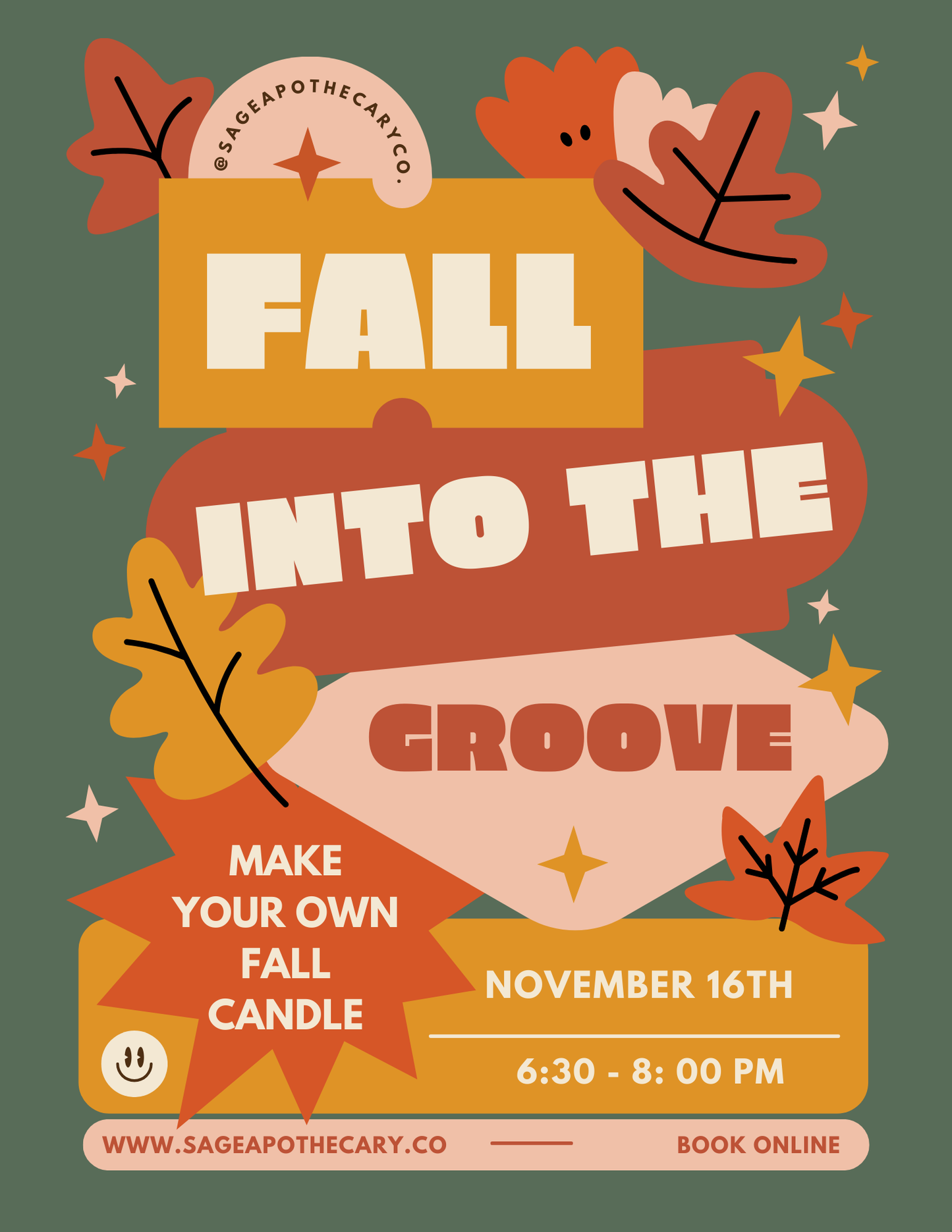 🍂FALL INTO THE GROOVE 🍁CANDLE MAKING WORKSHOP