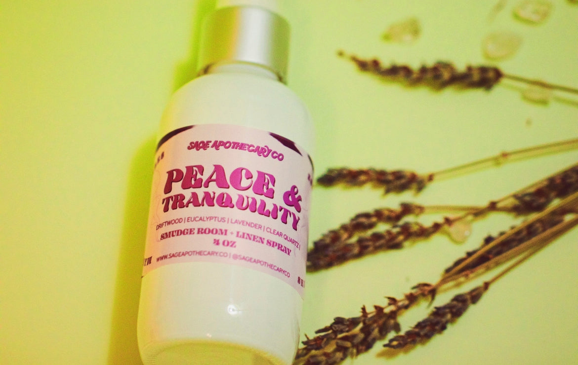 PEACE + TRANQUILITY SMUDGE ROOM SPRAY