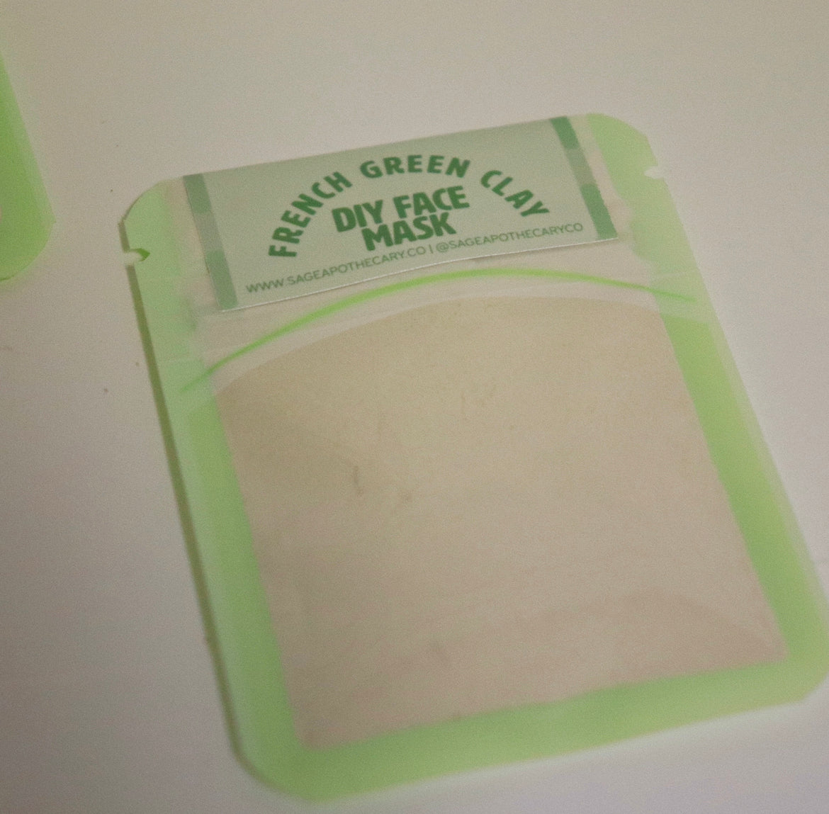 FRENCH GREEN CLAY DIY FACE MASK