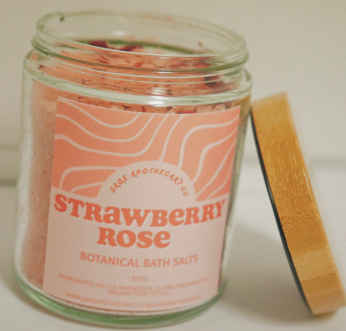 STRAWBERRY ROSE BOTANICAL BATH SALT