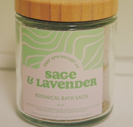 SAGE + LAVENDER BOTANICAL BATH SALT