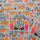 GIVE LOVE GET LOVE Sticker